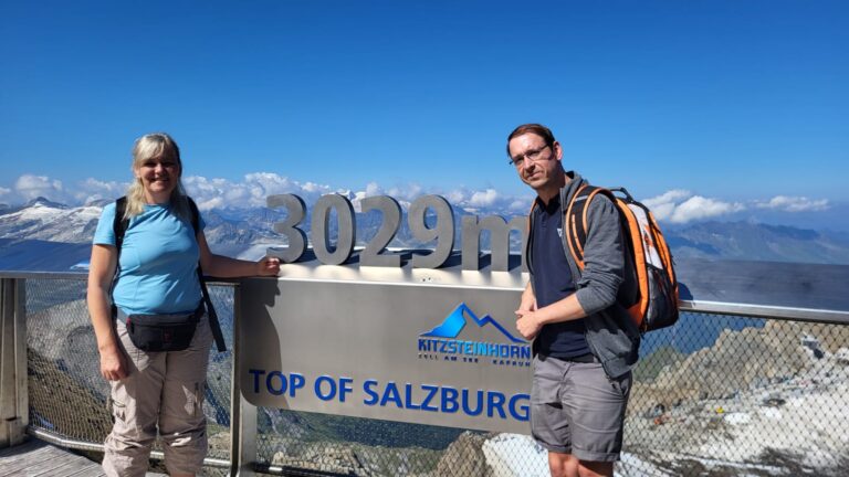 Mit Florian auf höchstem Punkt von Salzburg