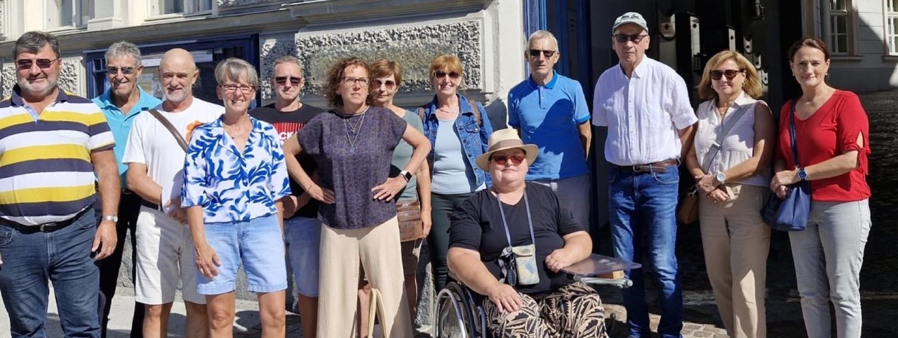 Nach Stadtführung ein Zwetschkenkuchen